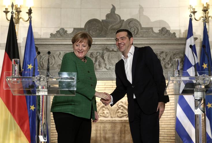 Τσίπρας-Μέρκελ: «Ανοίγει νέο κεφάλαιο στις ελληνογερμανικές σχέσεις»